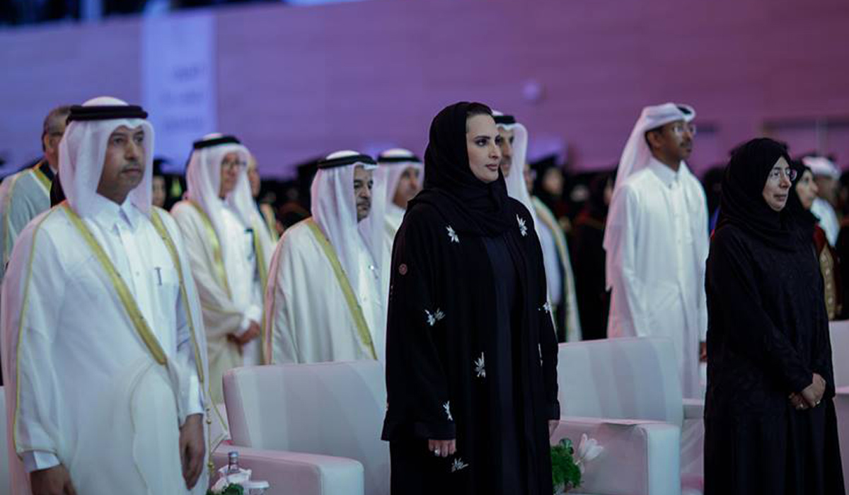 HH Sheikha Jowaher Patronizes QU's Graduation Ceremony of Female Students
